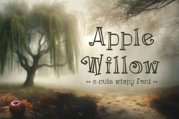 Apple Willow: A Playful Typography Solution