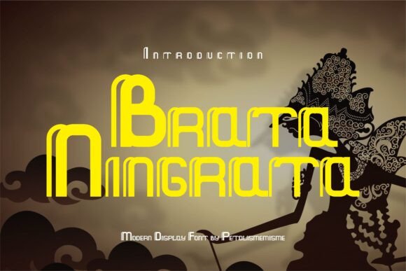 Brata Ningrata: A Journey Through Javanese Elegance in Modern Typography