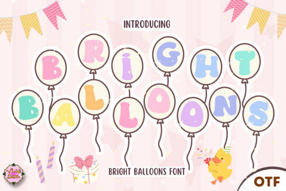 Bright Balloons: The Ultimate Typeface for Celebratory Design