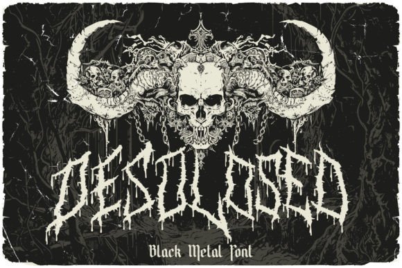 Desolosed: The Definitive Black Metal Label Font for Dark Aesthetics