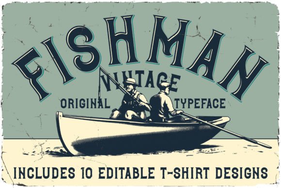 Fishman: A Vintage Display Font for Timeless Design