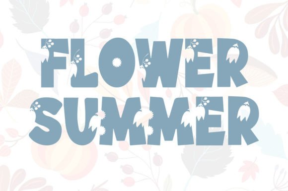 Flower Summer: A Modern Font for Creative Business Needs