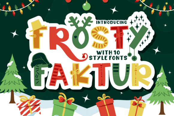 Frosty Faktur: The Ultimate Christmas Font
