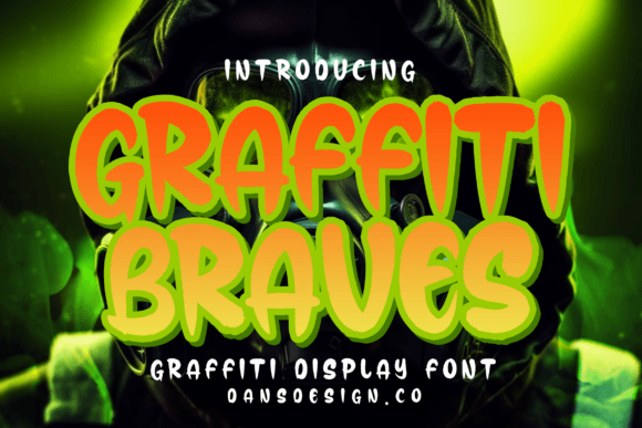 Graffiti Braves: A Bold Marker Display Font for Urban Design