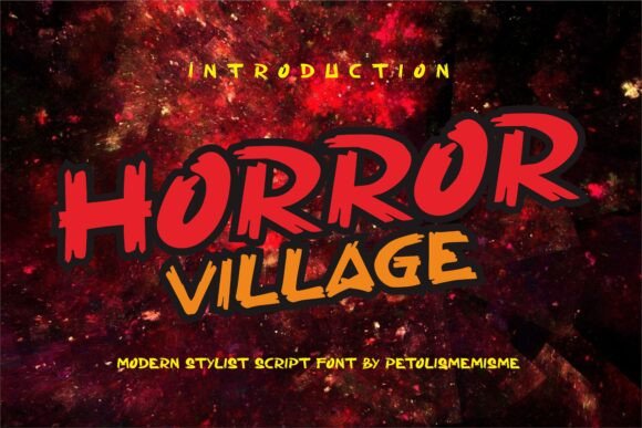 Horror Village: Elevating Design with a Font of Terror and Style