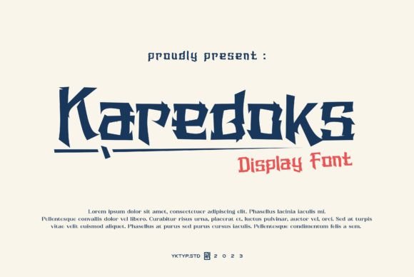 Karedoks: A Practical Evaluation of Japanese-Inspired Typography for Modern Design