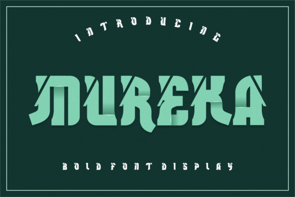 Mureka: A Modern Display Font for Bold Designs