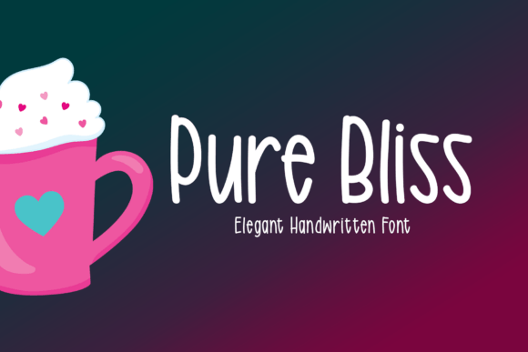 Pure Bliss: A Handwritten Font for Emotional Design