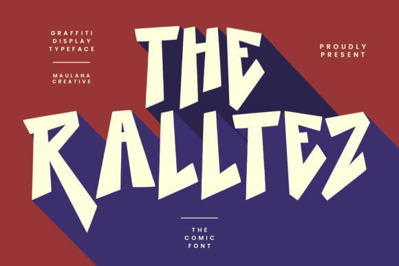 Ralltez: A Vibrant Display Font That Demands Careful Application
