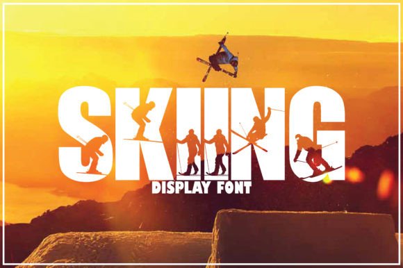 Skiing: The Fun Decorative Font Elevating Creative Projects