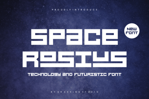 Space Rosius: A Futuristic Display Typeface for Bold Designs