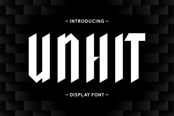 Unhit: A Modern Display Font for Strategic Visual Communication
