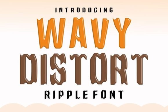 Wavy Distort: The Groovy Ripple Effect Font for Dynamic Visuals